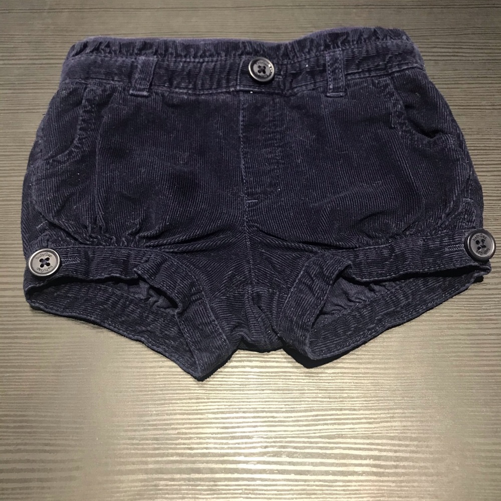 Baby Gap Navy Blue Corduroy Shorts